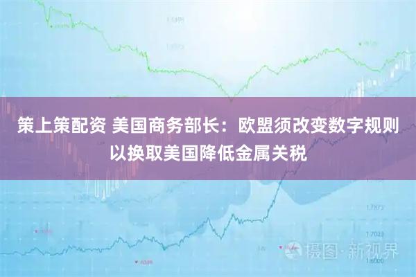 策上策配资 美国商务部长：欧盟须改变数字规则以换取美国降低金属关税